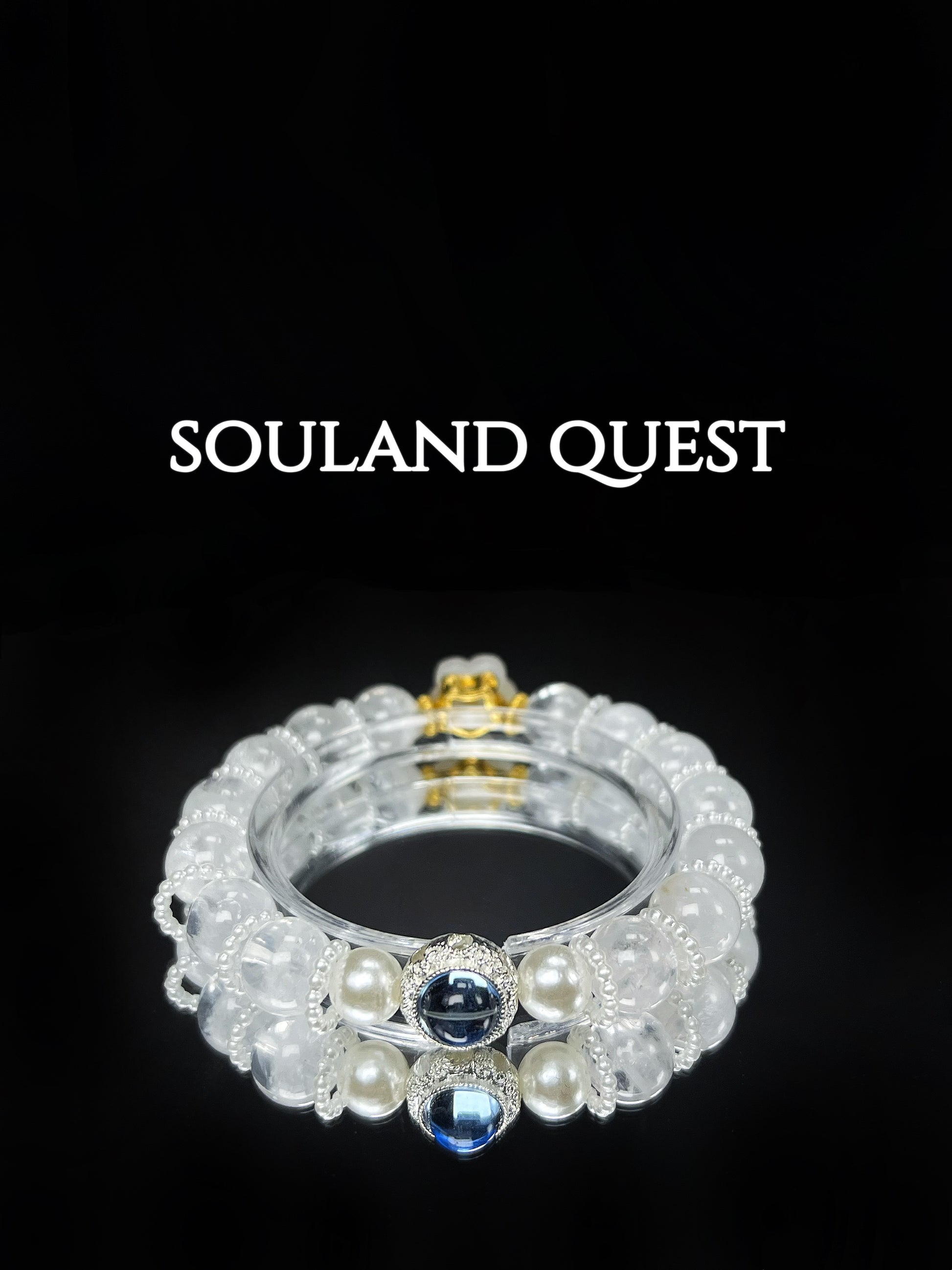 Pearl & White Phantom Bloom Treasure Bracelet – Elegance, Harmony & Grace