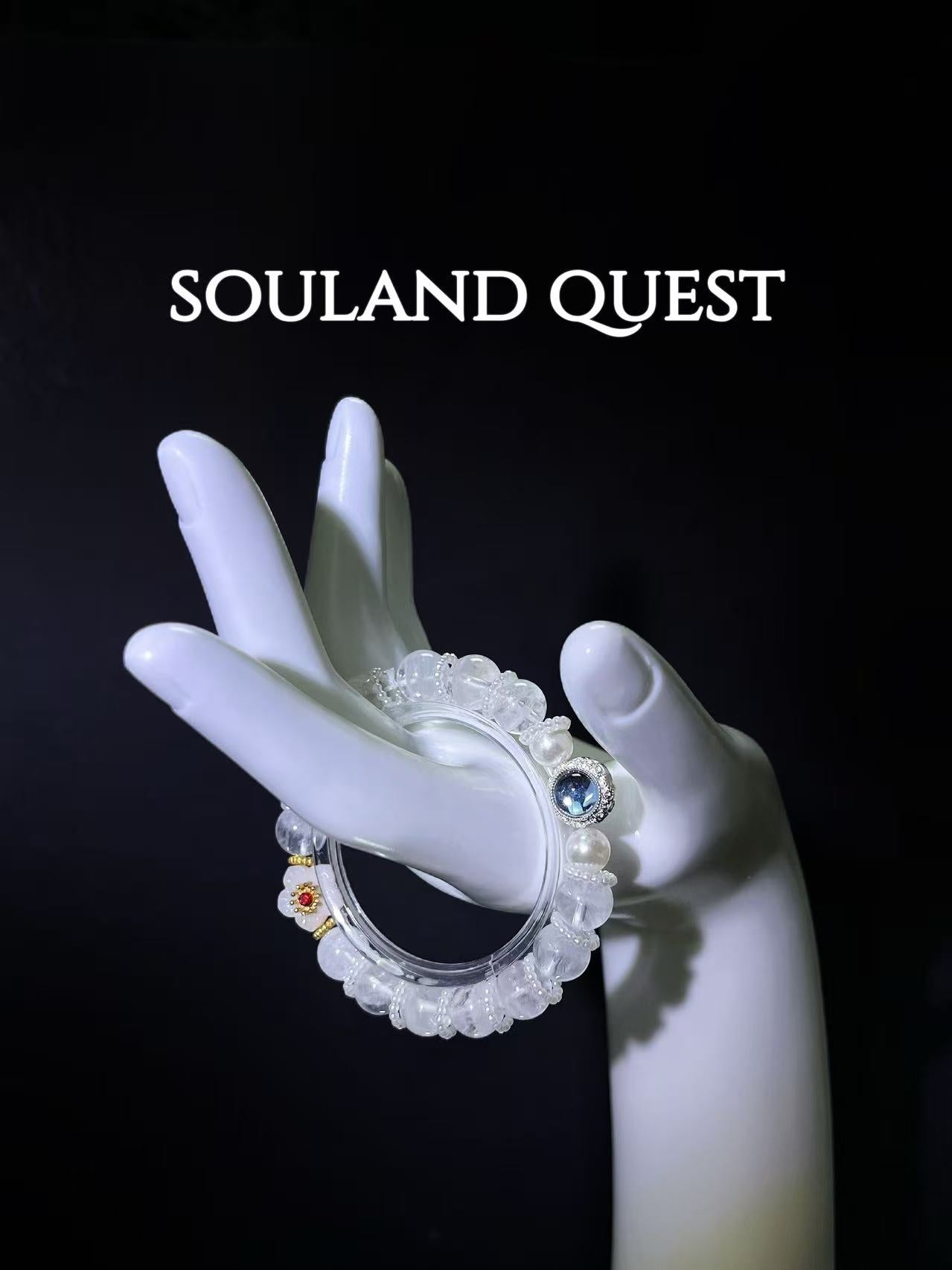 Pearl & White Phantom Bloom Treasure Bracelet – Elegance, Harmony & Grace