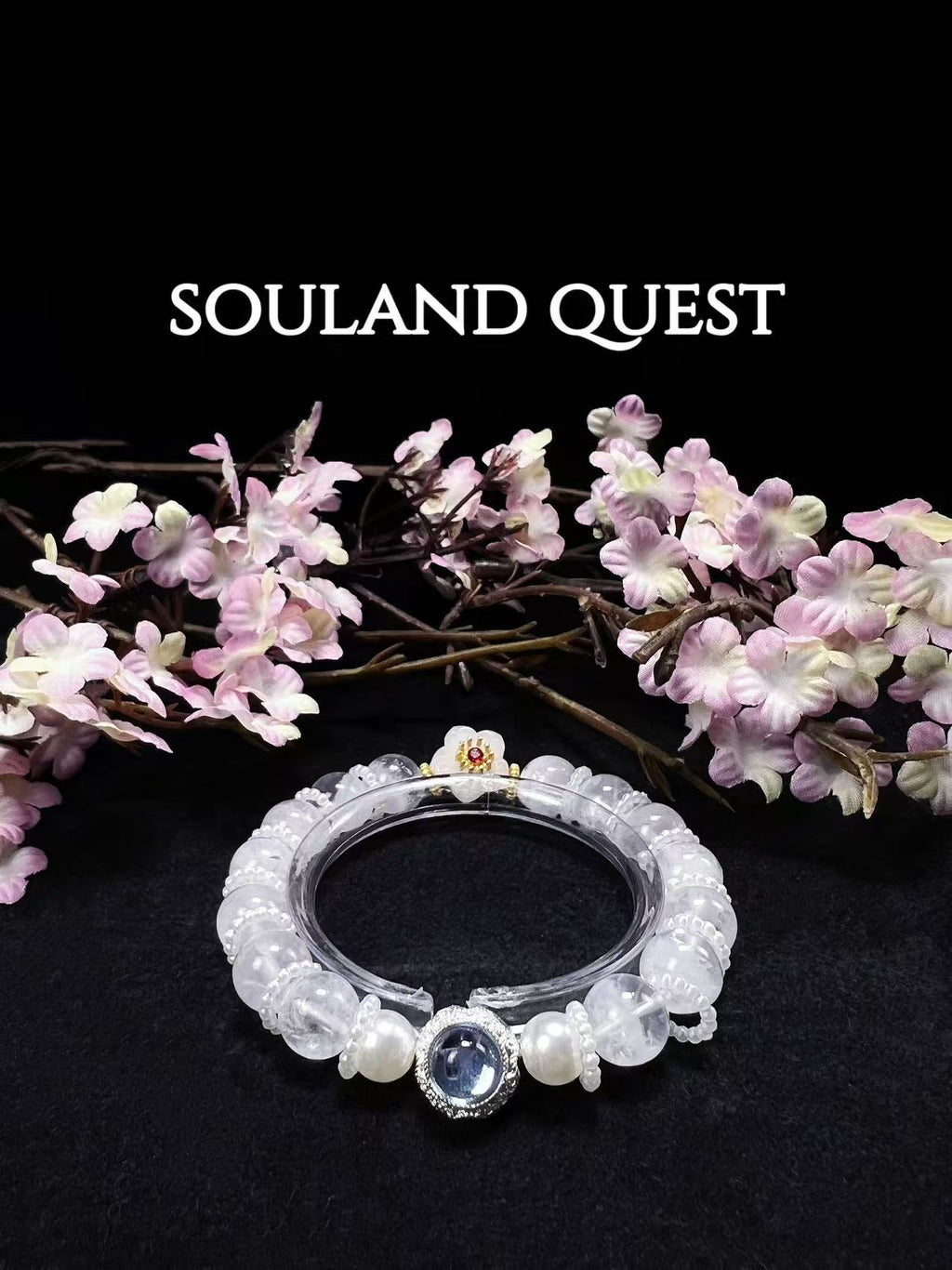Pearl & White Phantom Bloom Treasure Bracelet – Elegance, Harmony & Grace
