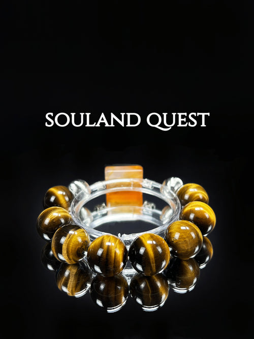 Radiant Guardian Bracelet – Golden Tiger’s Eye, Yellow Tourmaline & Silver Beads for Strength & Prosperity