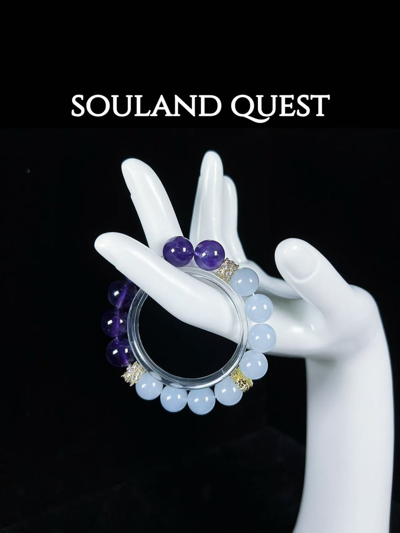 Amethyst & Aquamarine Bracelet - Souland Quest