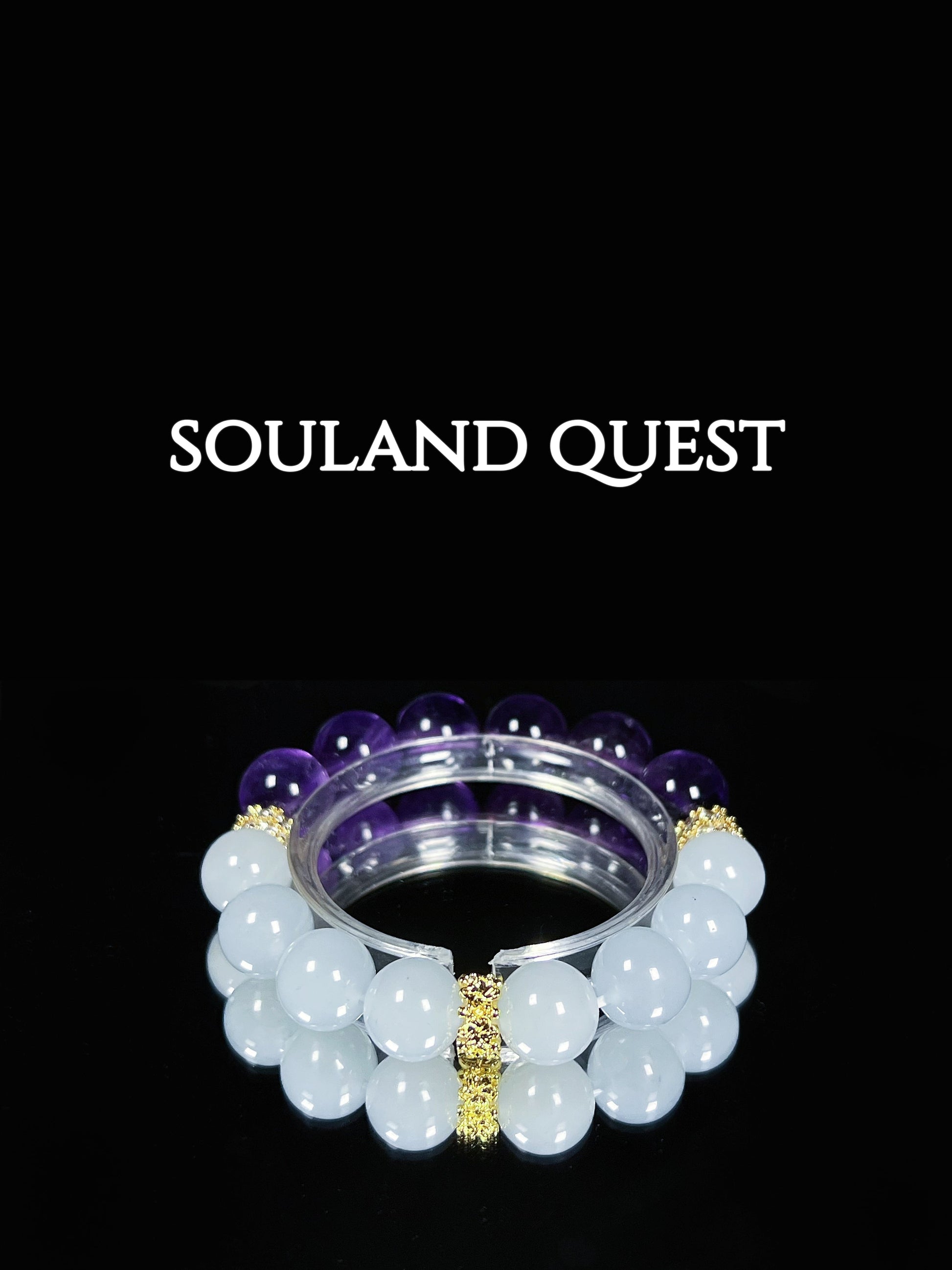 Amethyst & Aquamarine Bracelet - Souland Quest