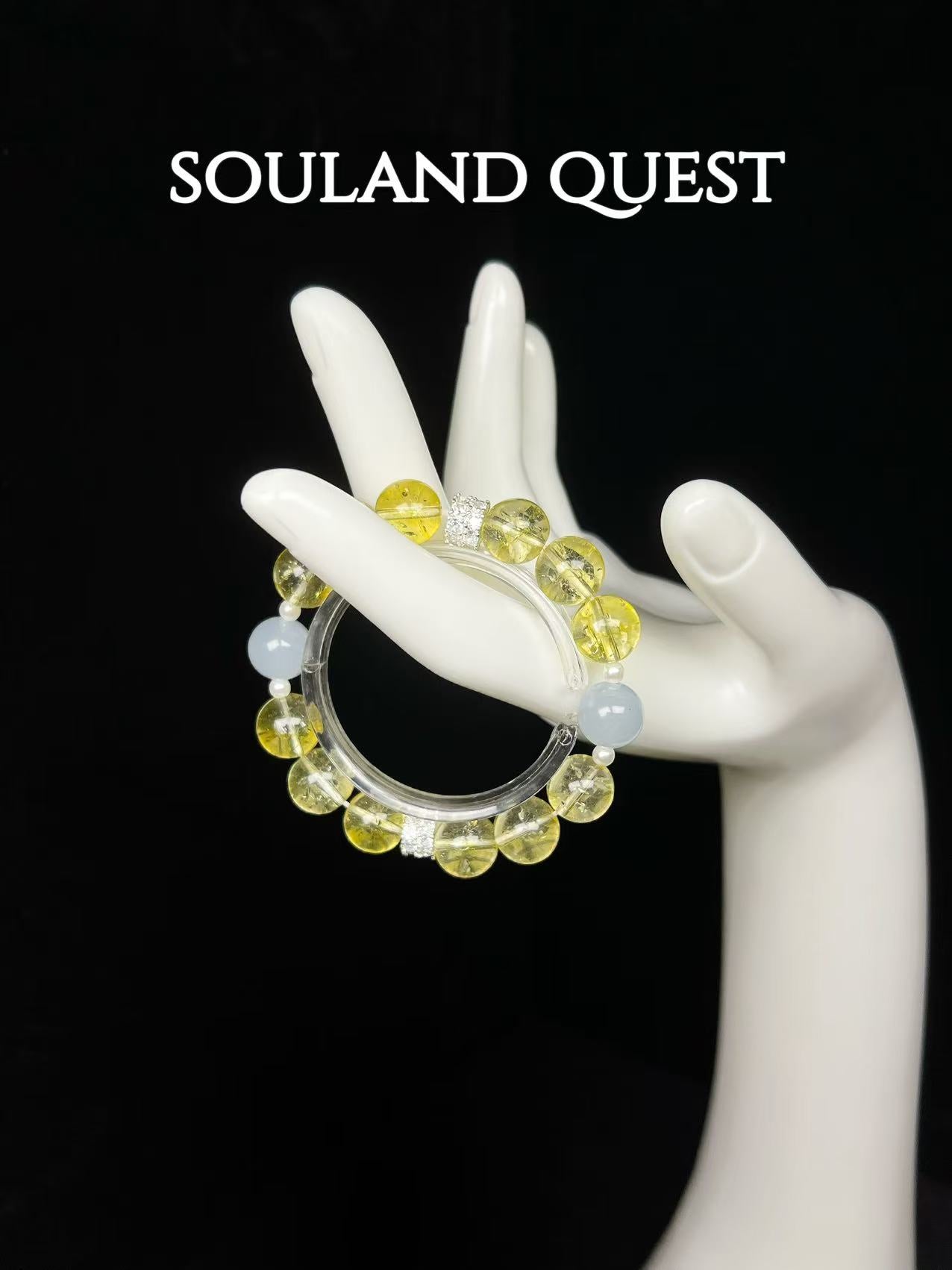 Citrine & Aquamarine Bracelet - Souland Quest