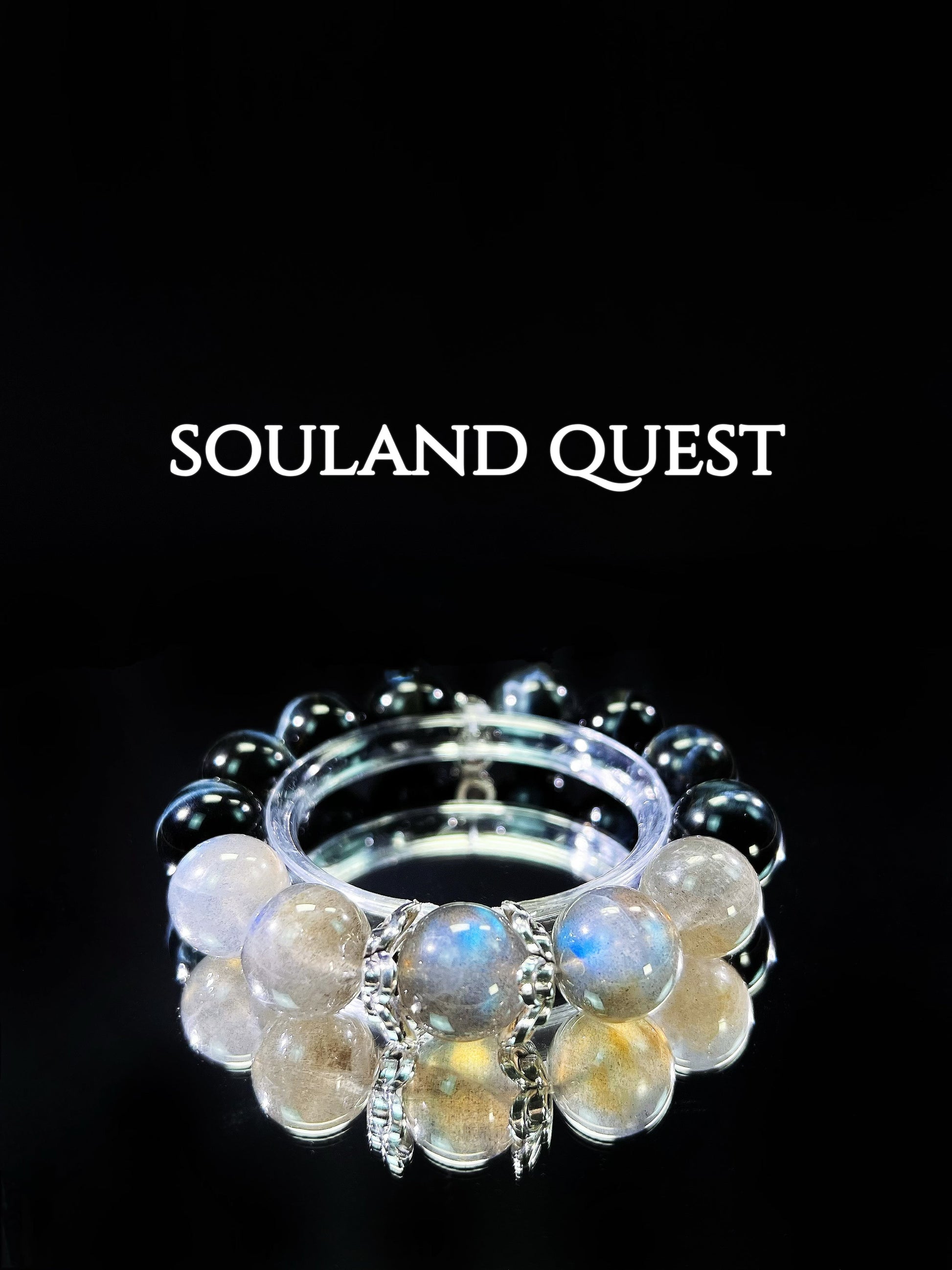Gray Moonstone & Blue Tiger’s Eye Healing Bracelet – Intuition & Protection - Souland Quest