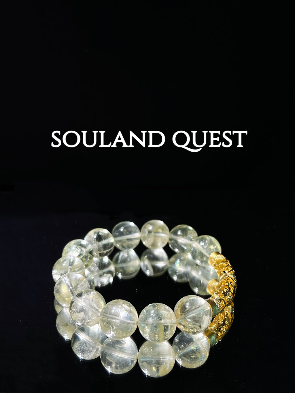 Lemon Citrine with Golden Bend – Abundance, Joy & Chakra Balance - Souland Quest