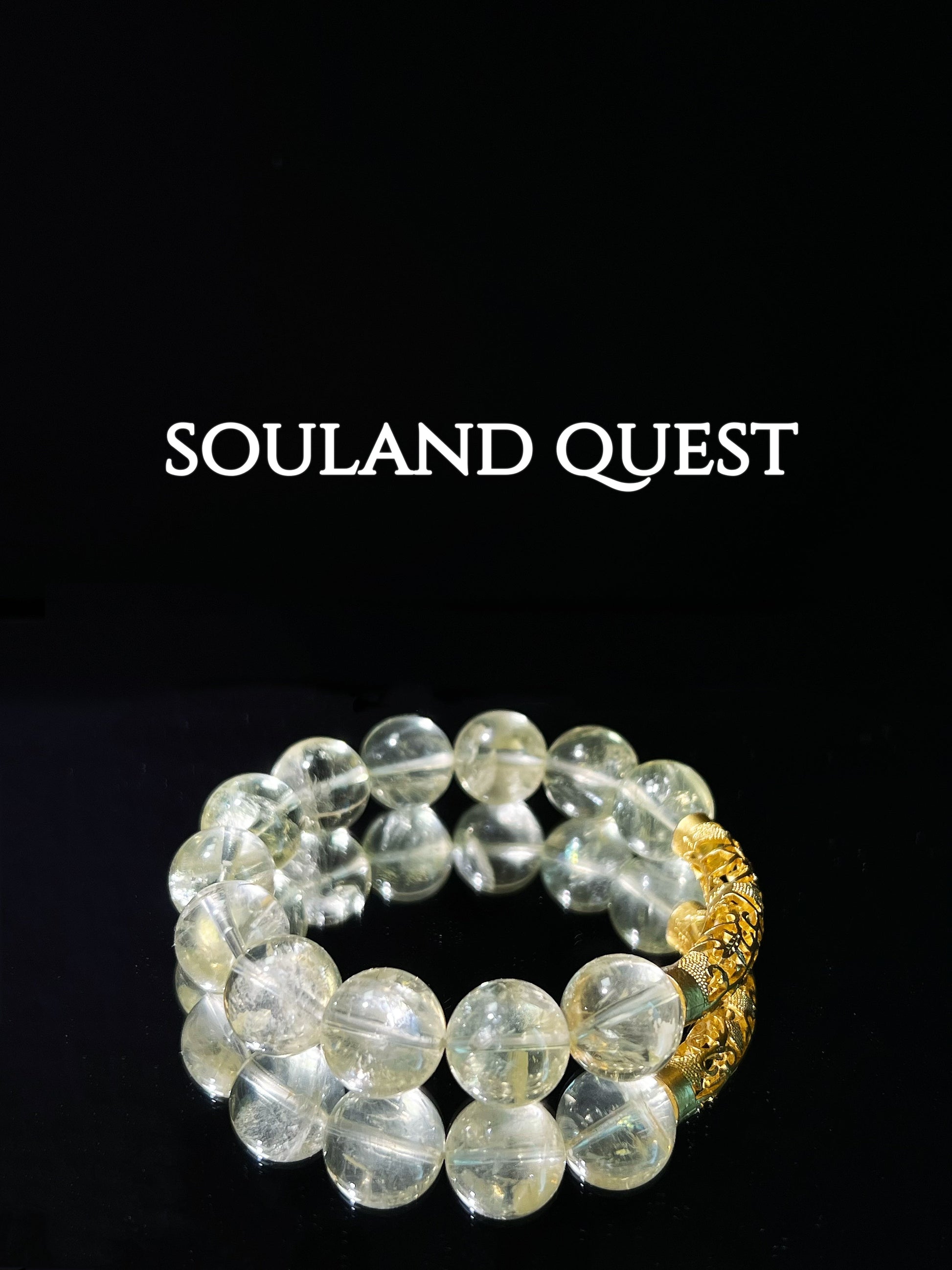 Lemon Citrine with Golden Bend – Abundance, Joy & Chakra Balance - Souland Quest