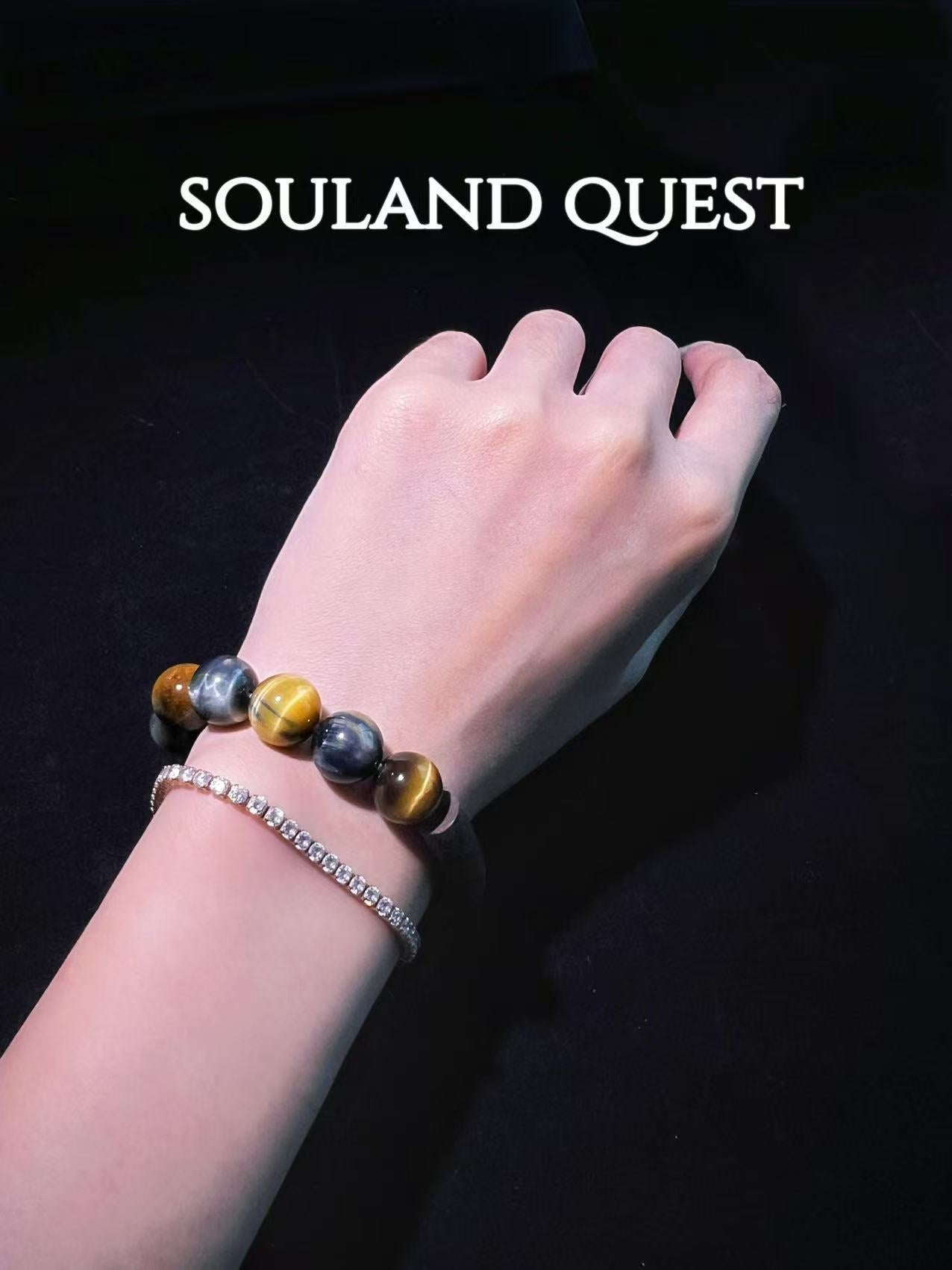 Mixed Tiger's Eye - Fearless Focus - Souland Quest