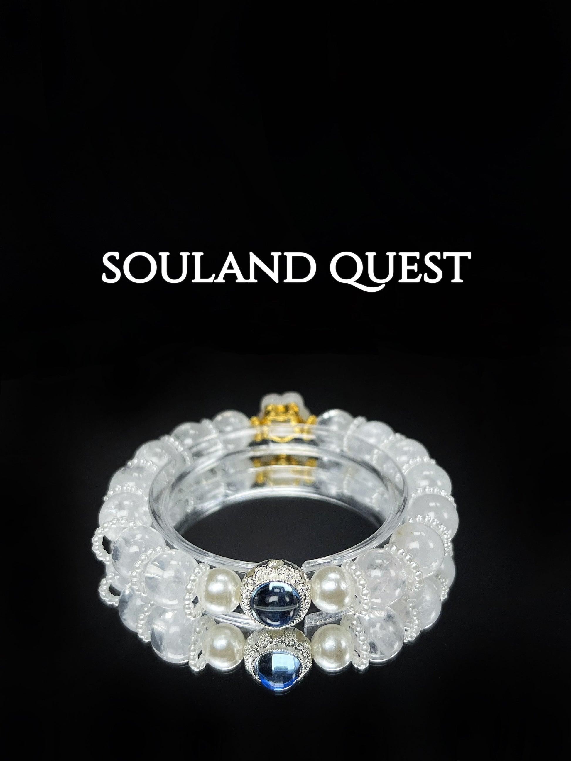 Pearl & White Phantom Bloom Treasure Bracelet – Elegance, Harmony & Grace - Souland Quest