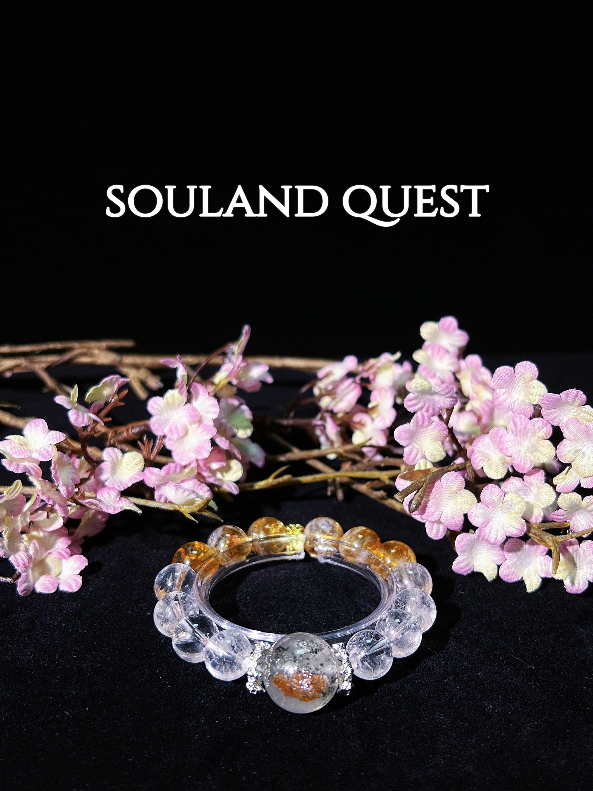 Prosperity Glow Bracelet – Citrine, Clear Quartz, Green Phantom Quartz & Gold & Silver Accents for Success & Healing 💛✨ - Souland Quest