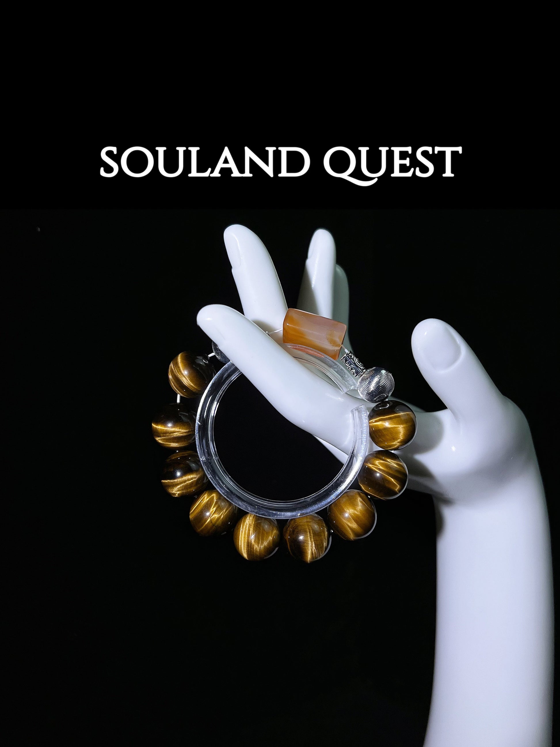 Radiant Guardian Bracelet – Golden Tiger’s Eye, Yellow Tourmaline & Silver Beads for Strength & Prosperity - Souland Quest