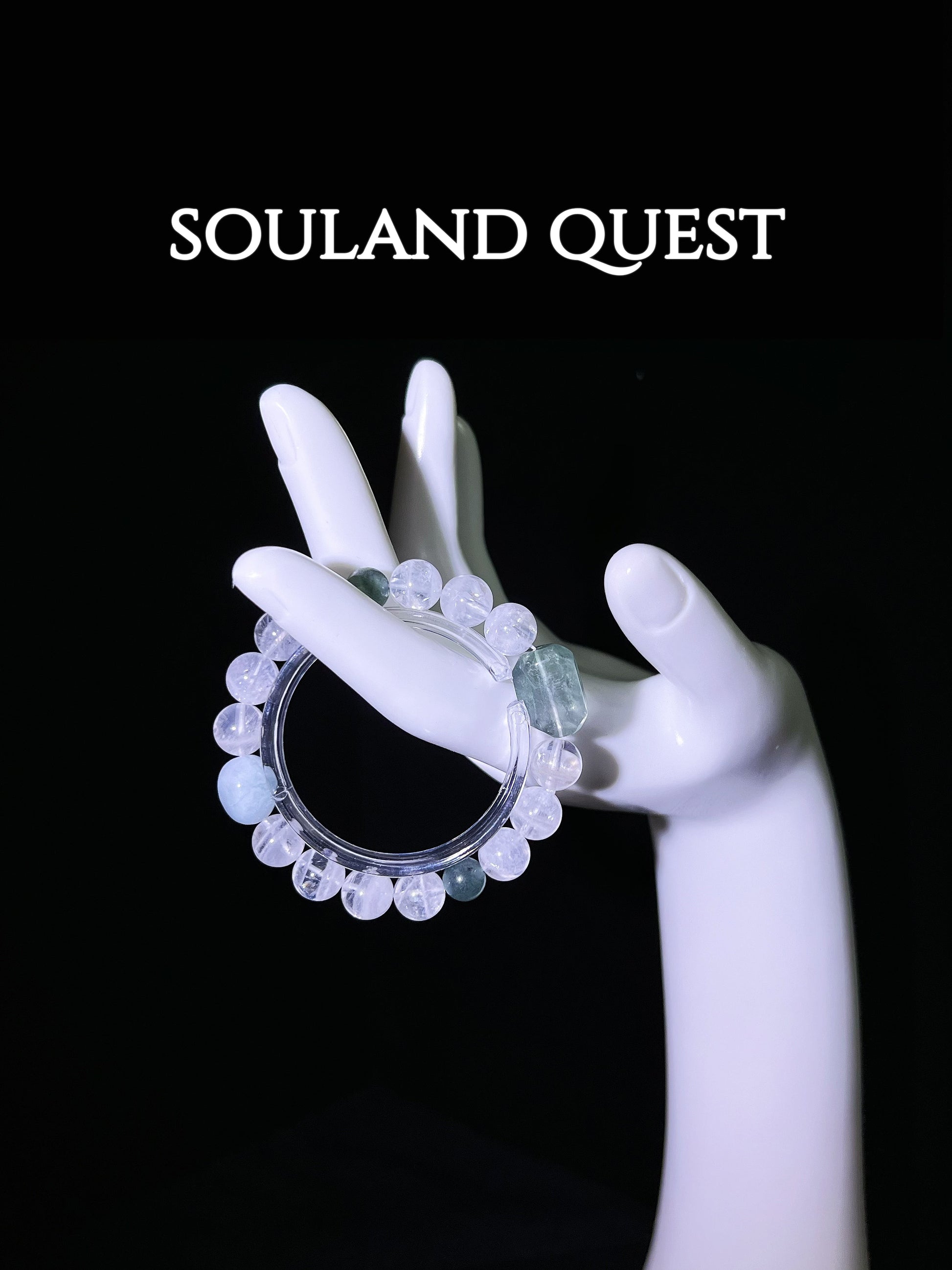 Serenity Bloom Bracelet – Pink Quartz, Purple Rutilated Quartz & Tourmaline with Silver Petal Accents - Souland Quest